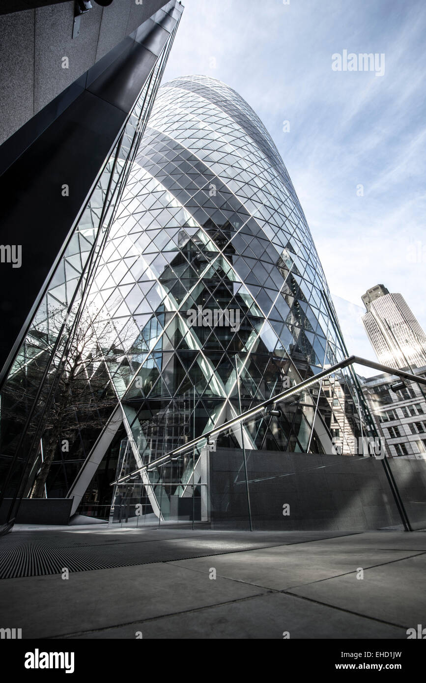 Le Gherkin, Londres Banque D'Images