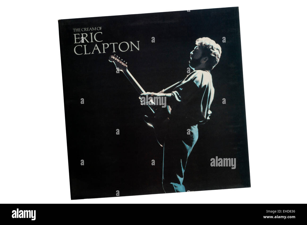 La crème de Eric Clapton est un greatest hits album en anglais guitariste Eric Clapton, sorti en 1987. Banque D'Images