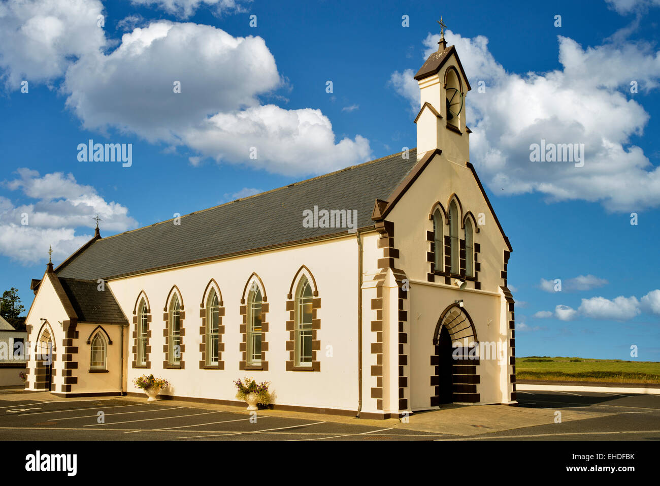 Rathlee l'Église. Rathlee, Irlande Banque D'Images