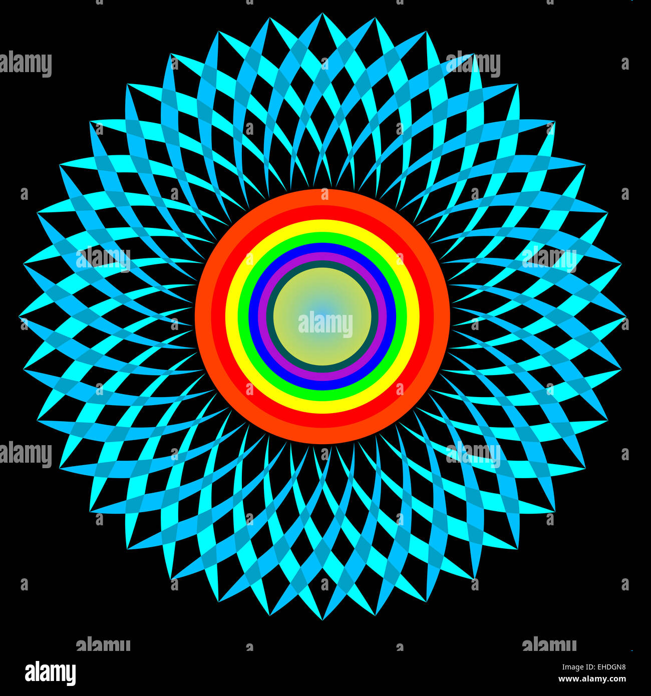 Bien slylized historique 3 Banque D'Images