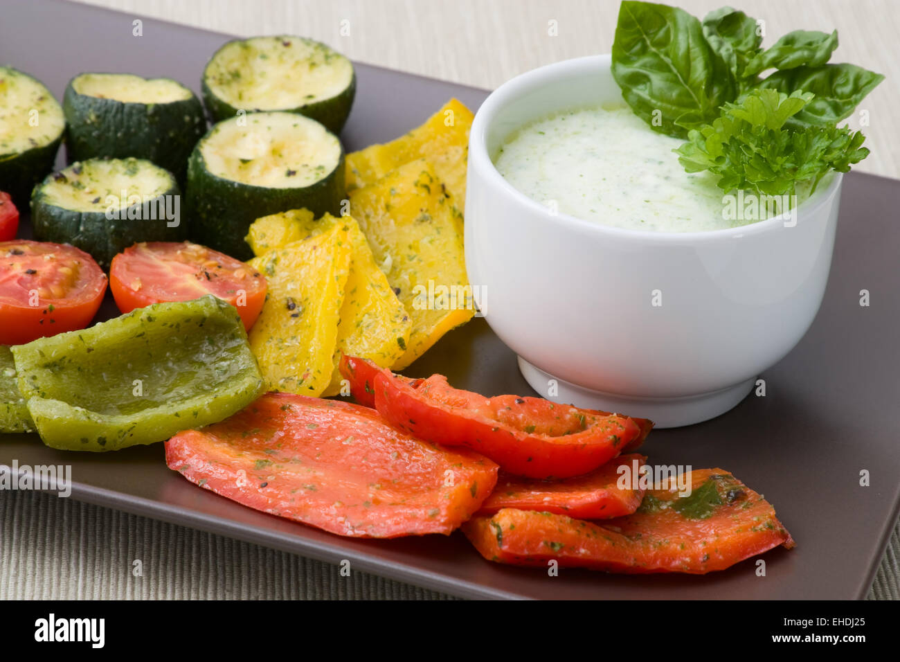 Gegrilletes Gemüse - légumes grillés Banque D'Images