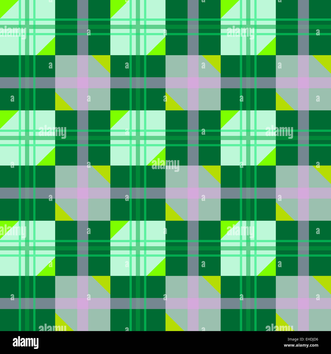 Belle texture avec figures géométriques vert Banque D'Images