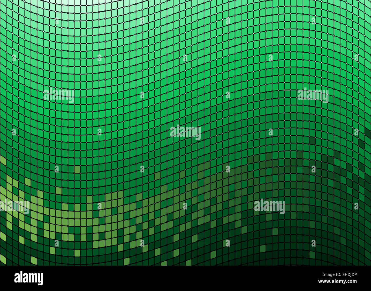 Résumé fond vert mosaïque Banque D'Images