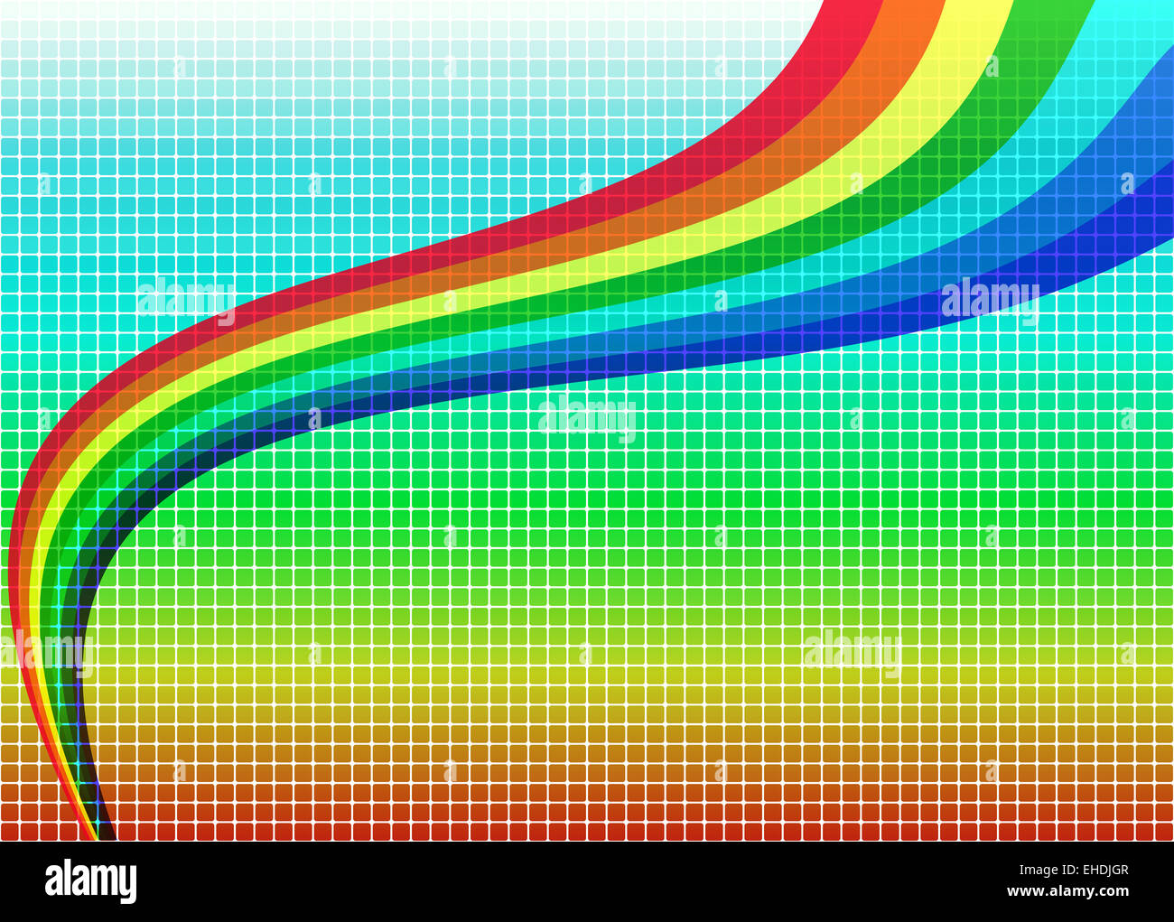 Fond mosaïque lumineuse Banque D'Images