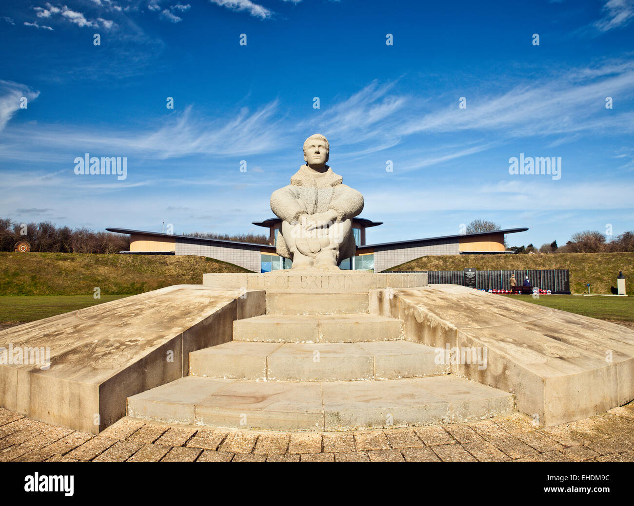 Bataille d'Angleterre National Memorial, et nouveau centre d'aile . Capel-le-ferne Banque D'Images