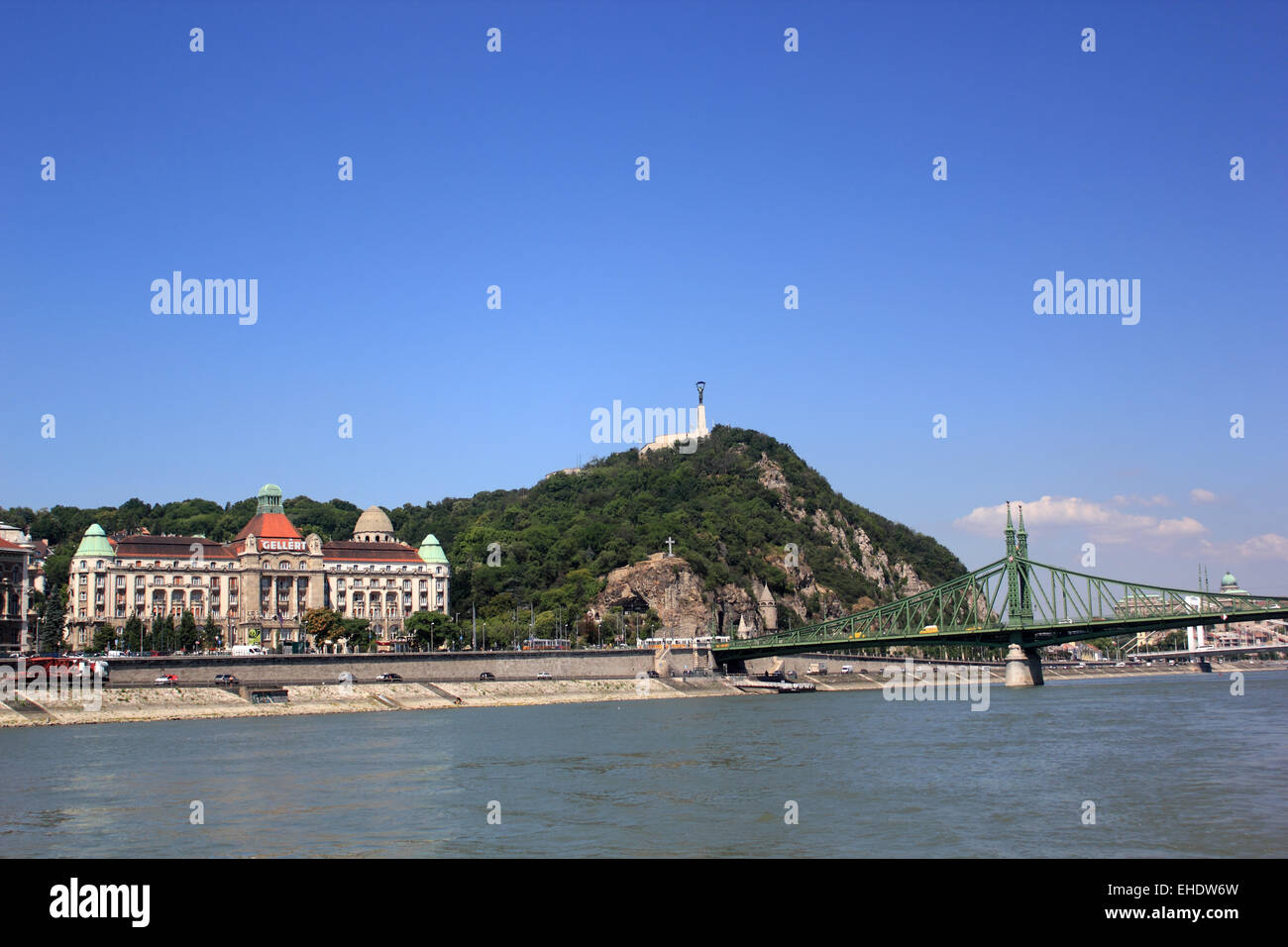 Pont liberté à Budapest Banque D'Images