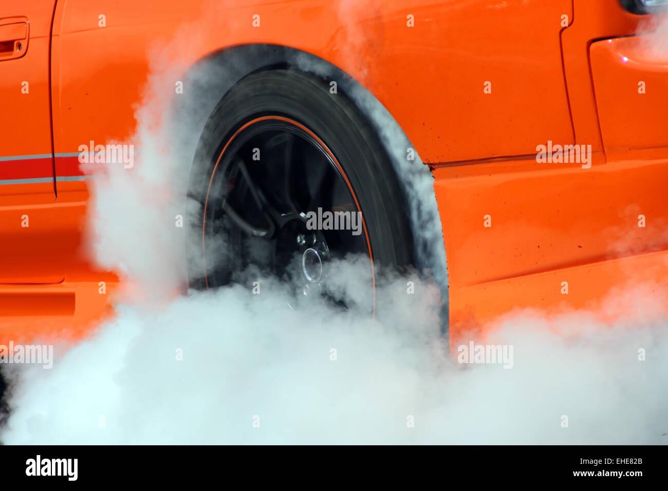 Une dérive d'orange Banque D'Images