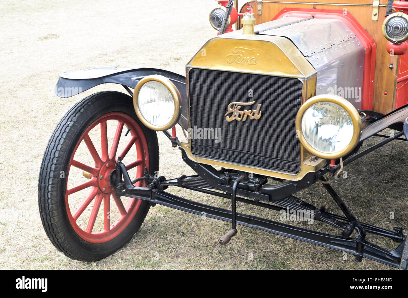 Police d'une voiture Ford modèle T 1915 Banque D'Images