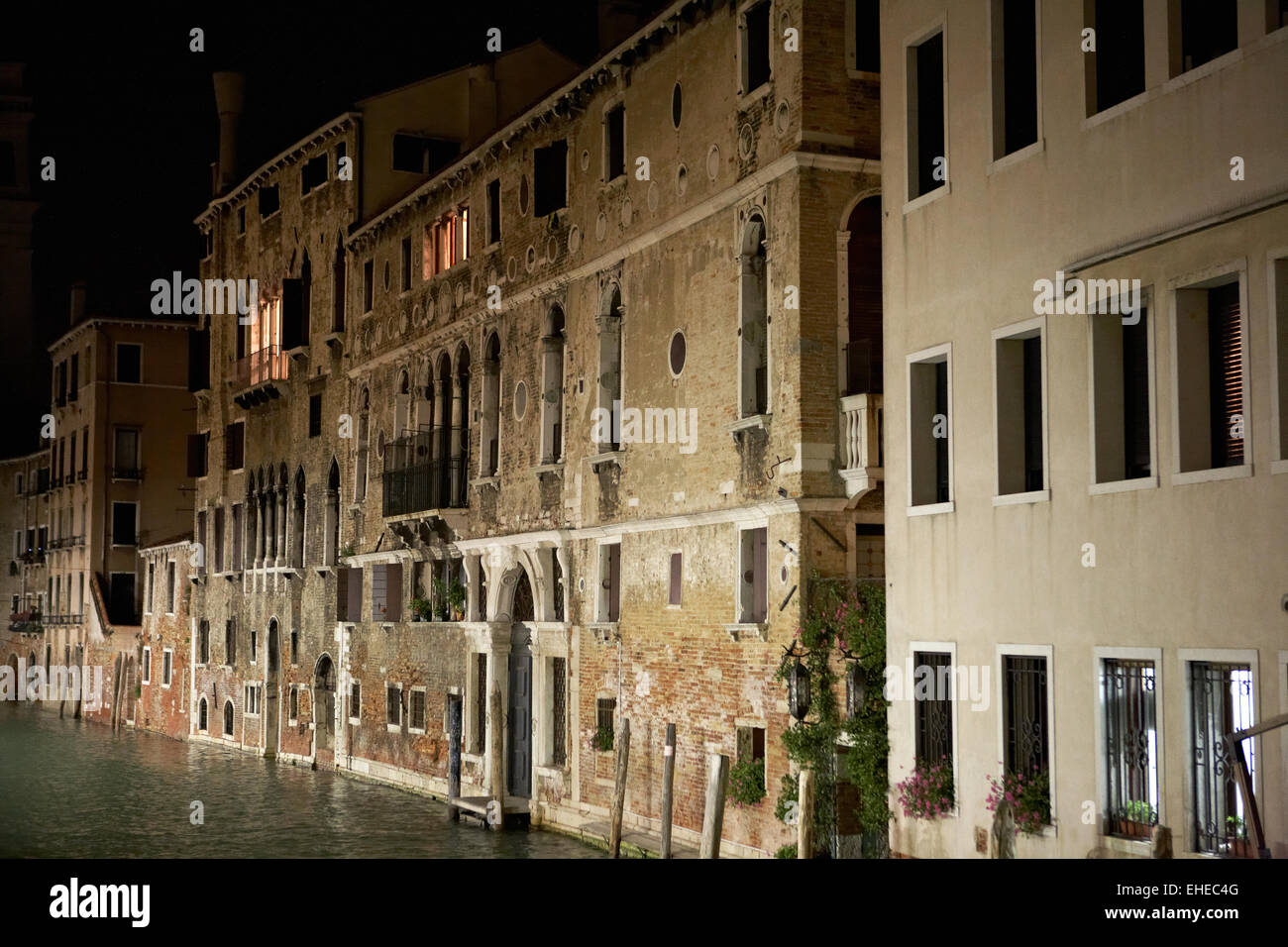 Nuit à Venise - Venezia am Abend Banque D'Images