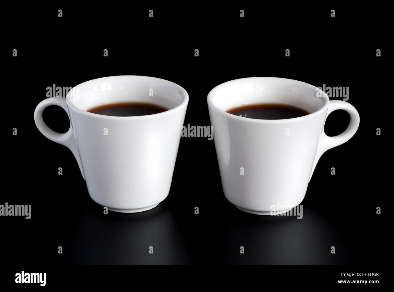 deux tasses à café Banque D'Images