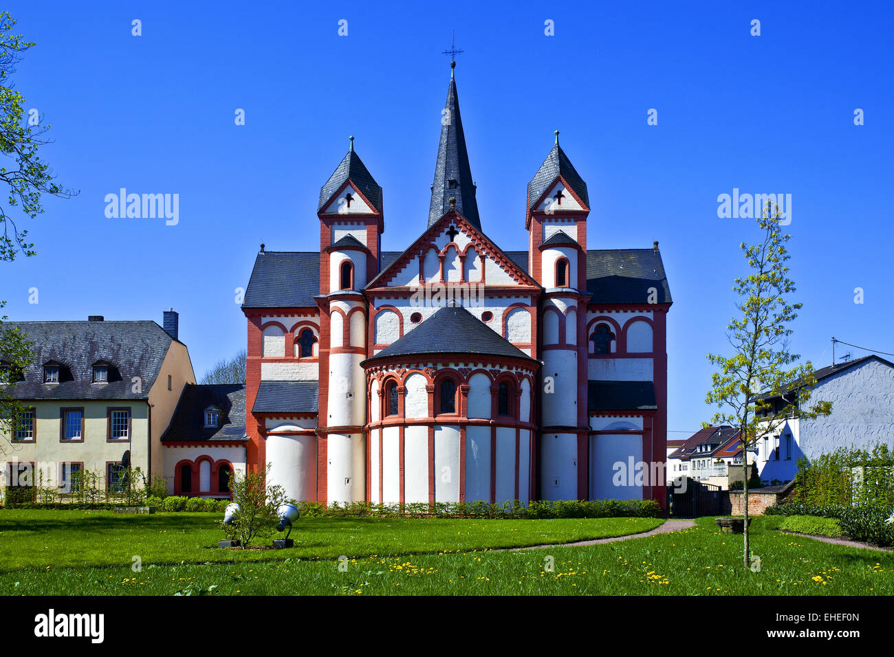 Basilique Saint-Pierre, Merzig, Sarre, Allemagne Banque D'Images