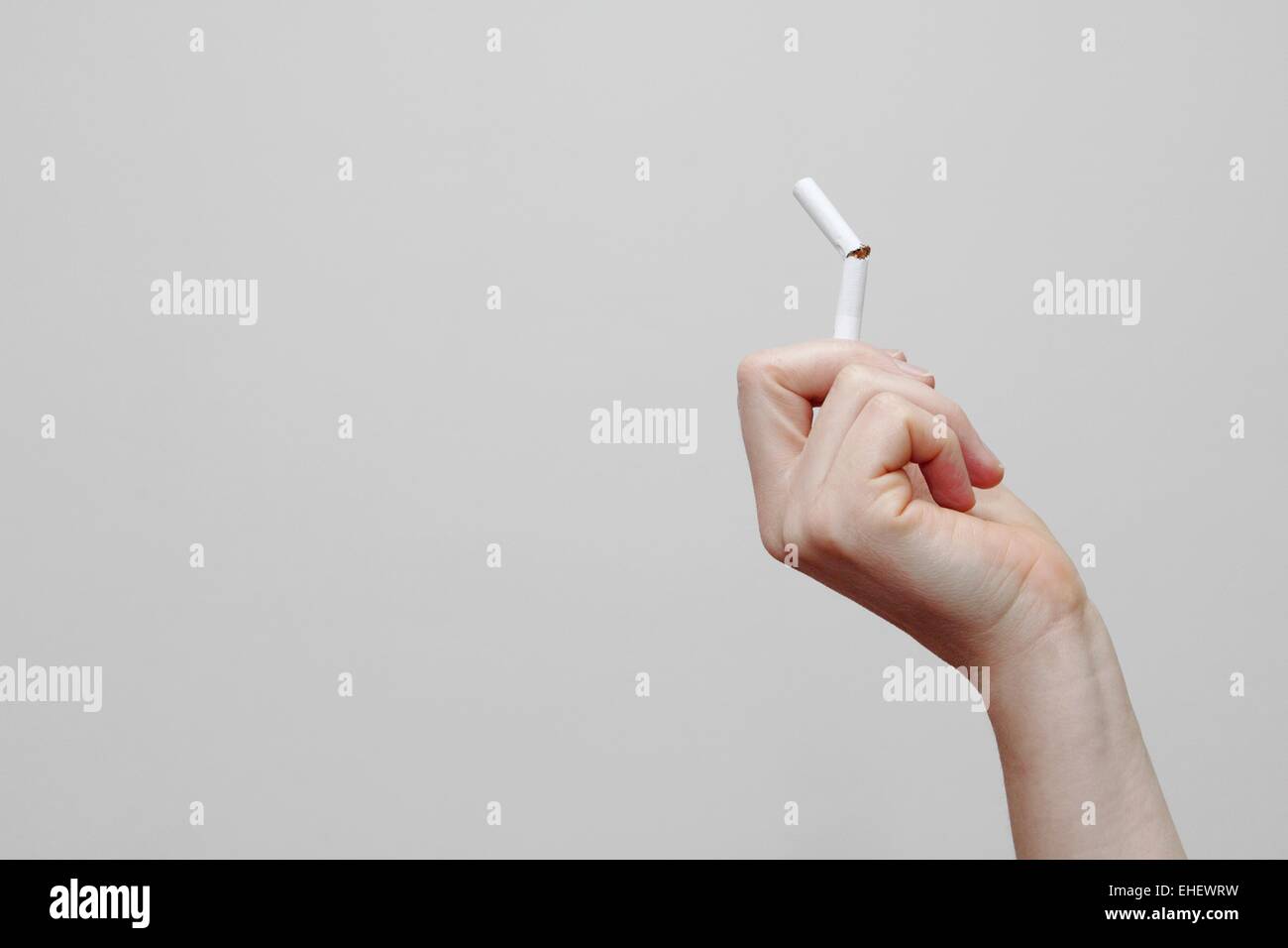 Arrêter de fumer Banque D'Images