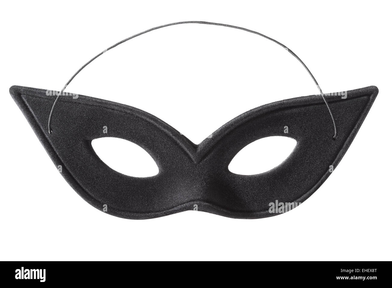 Masque noir carnaval Banque D'Images