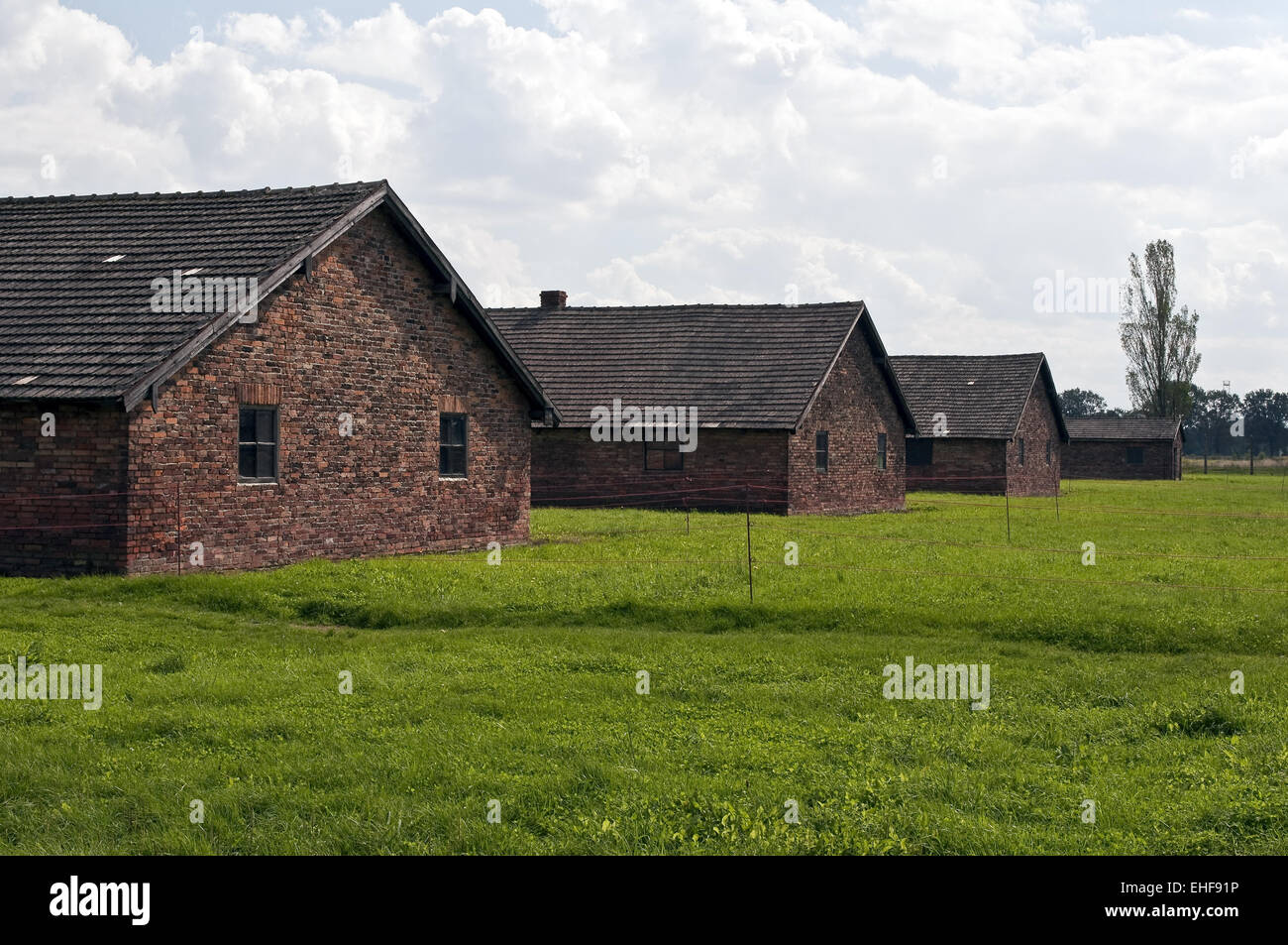 Auschwitz Birkenau camp de concentration. Banque D'Images