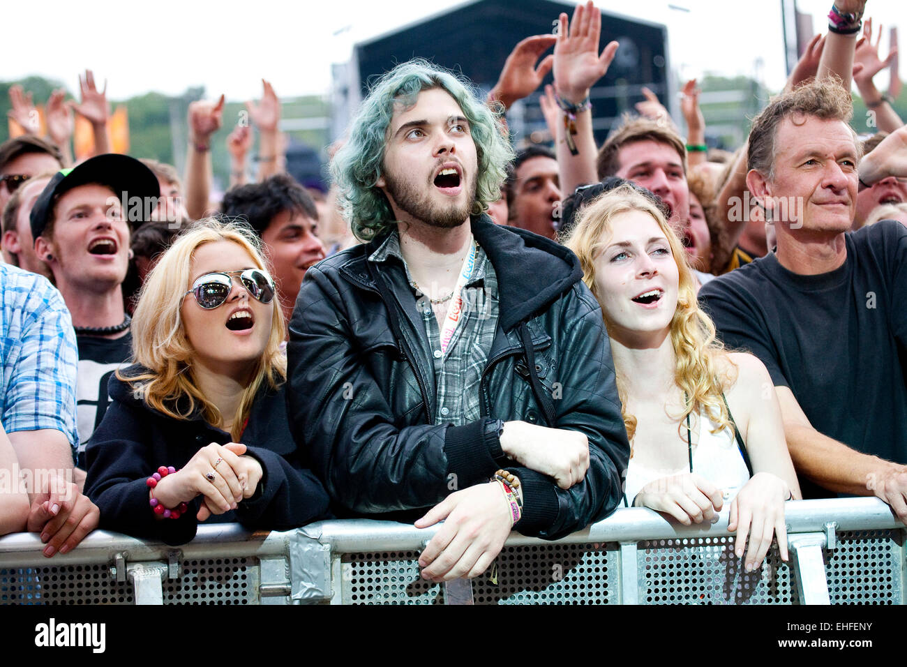 Bestival sur l'île de Wight en 2011. Banque D'Images