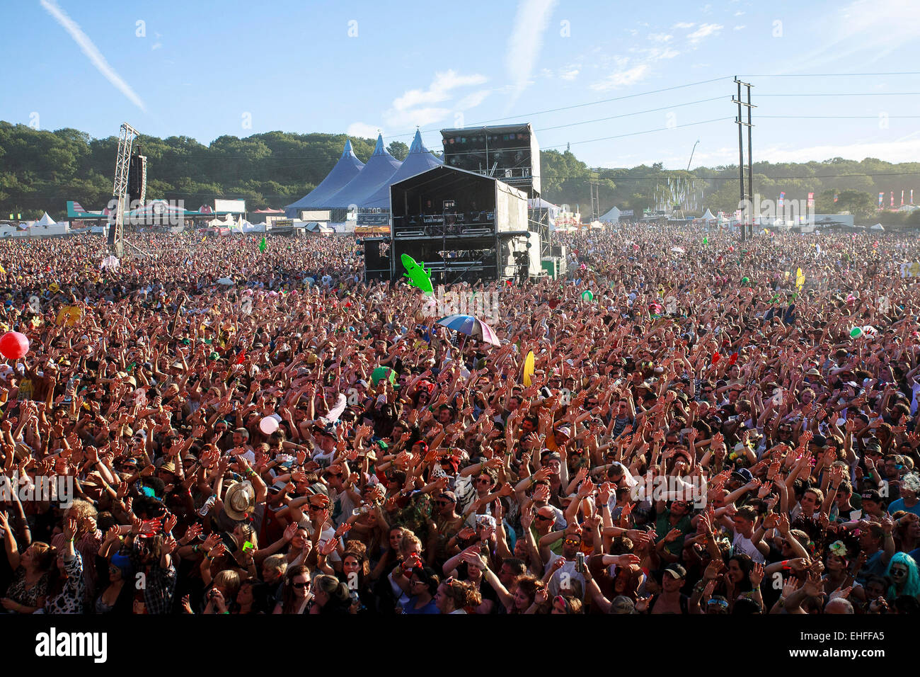 Bestival sur l'île de Wight Septembre 2012. Banque D'Images