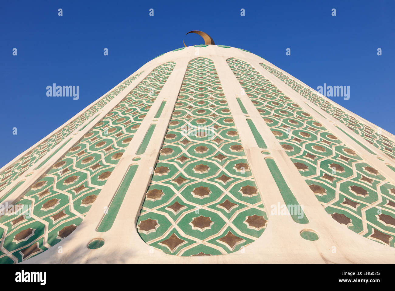 Fatima mosquée dans la ville de Koweït, Moyen-Orient Banque D'Images