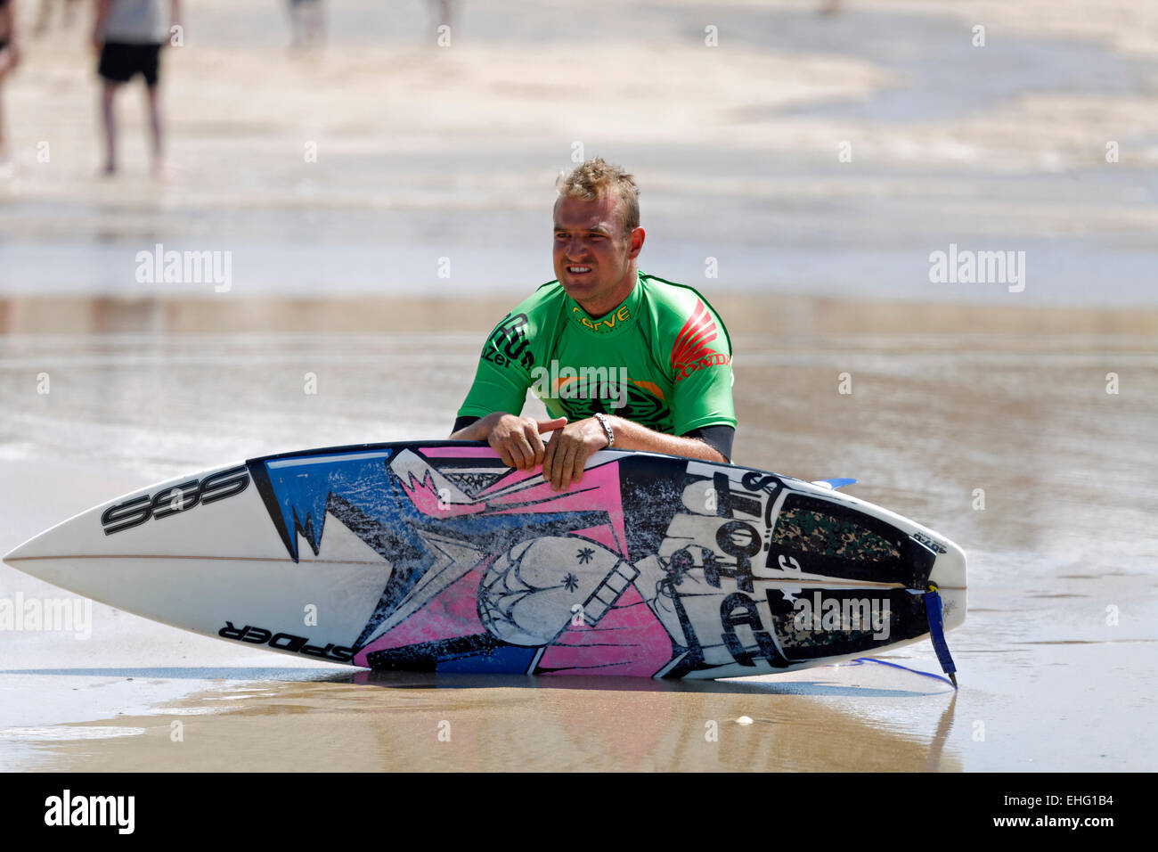 Rafting Surf Newquay Cornwall UK Banque D'Images