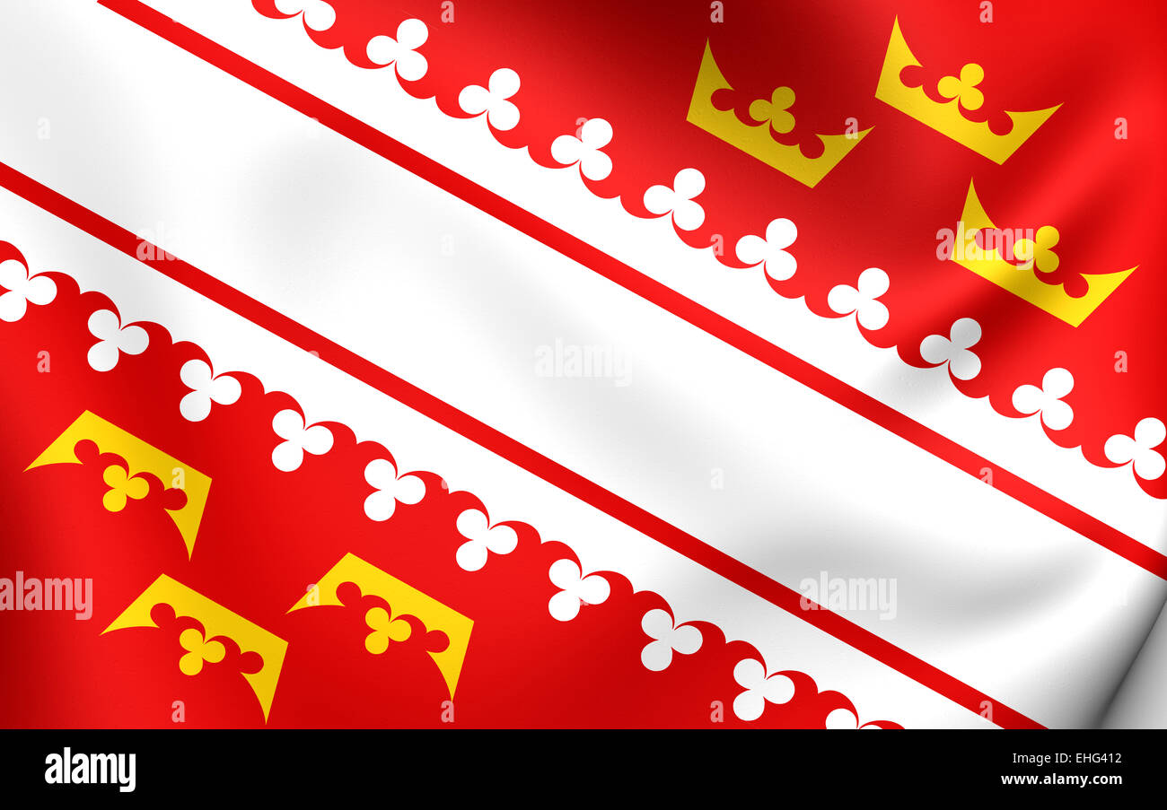 Drapeau - Blason de l'Alsace