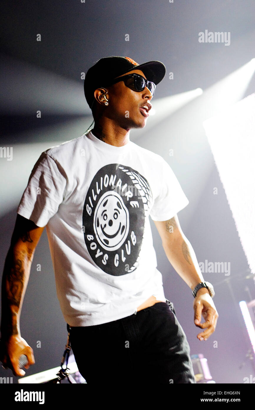 NERD live at Brixton Academy de Londres. Banque D'Images