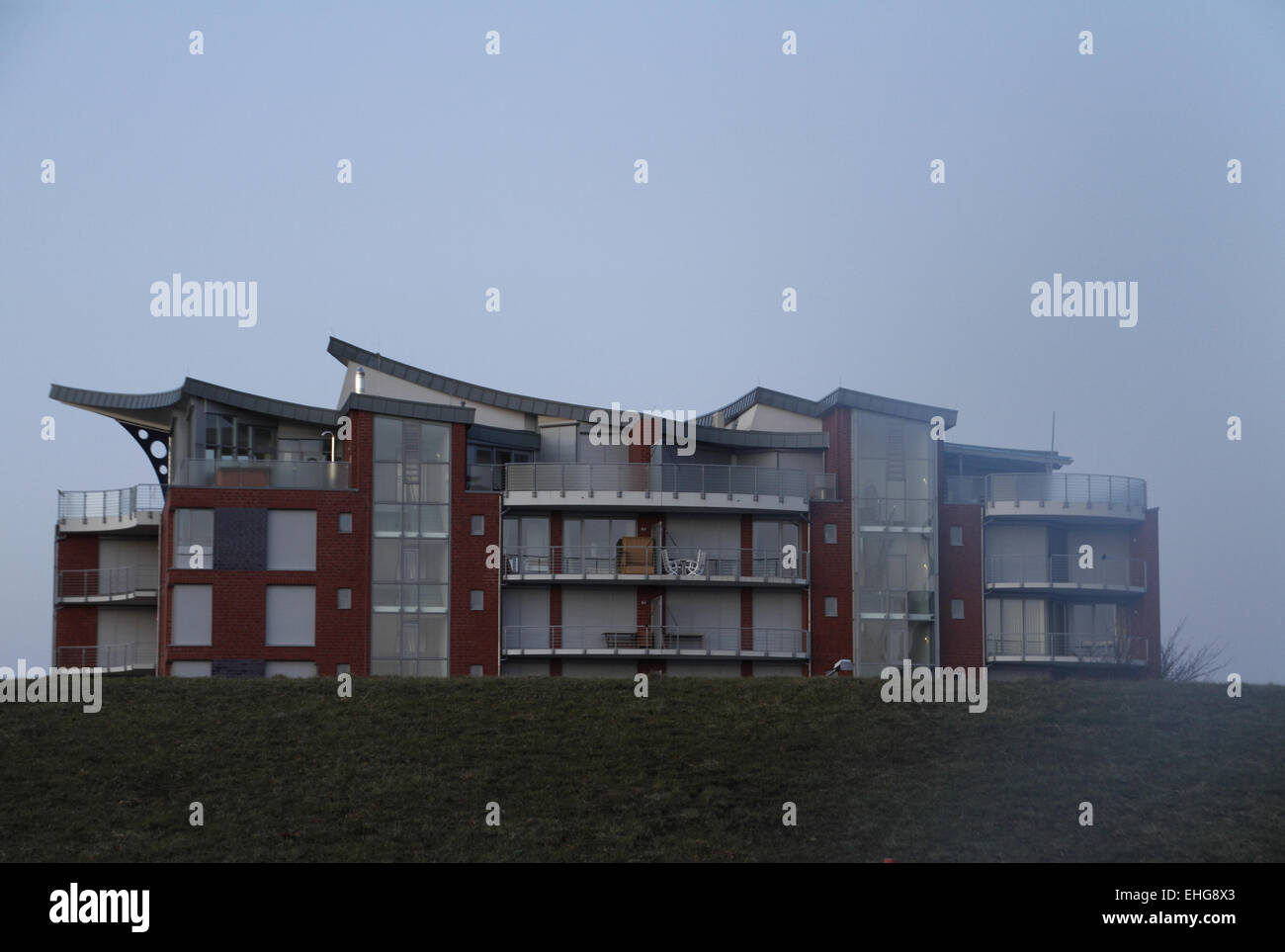appartement-maison Banque D'Images