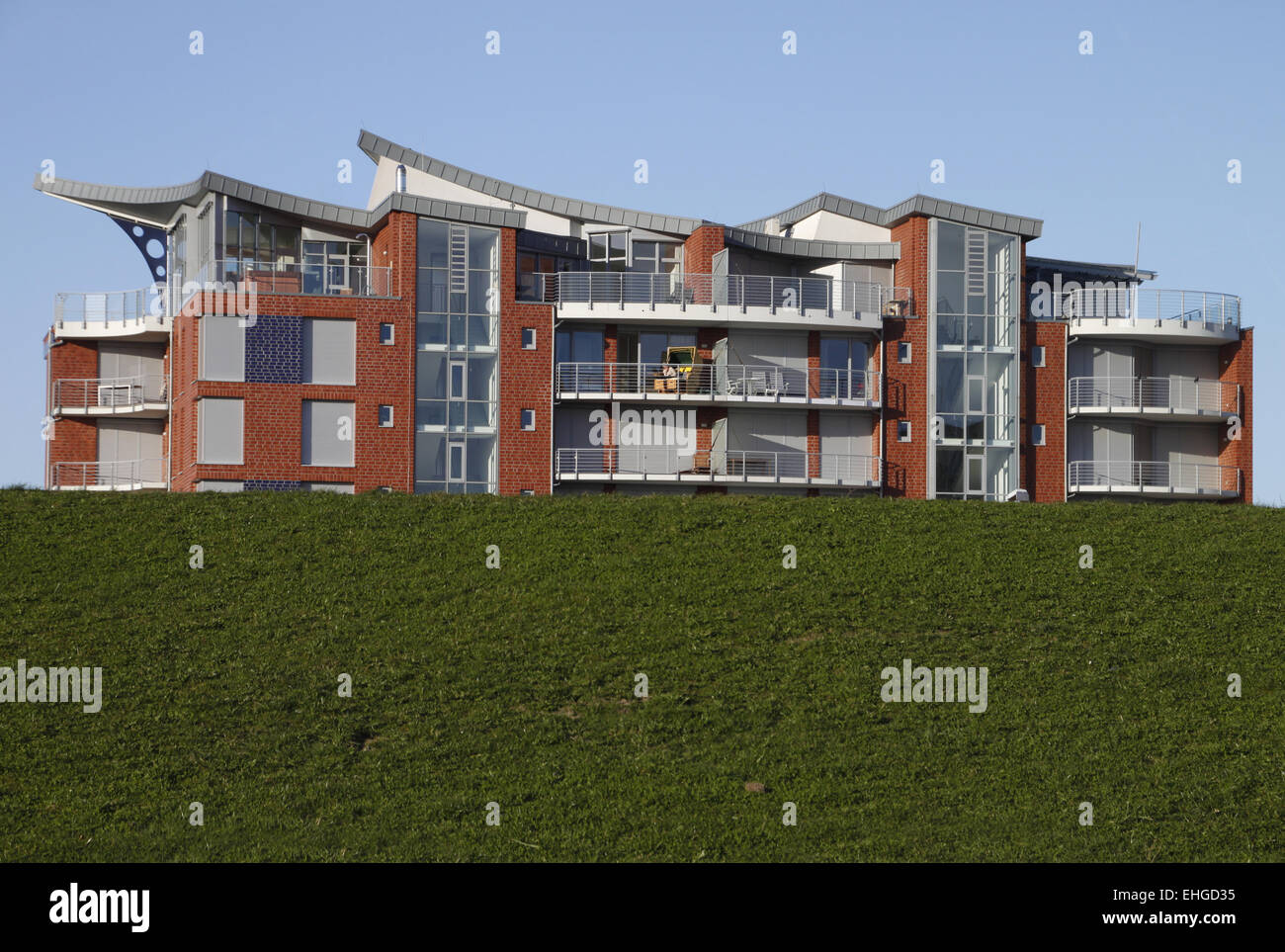 appartement-maison Banque D'Images