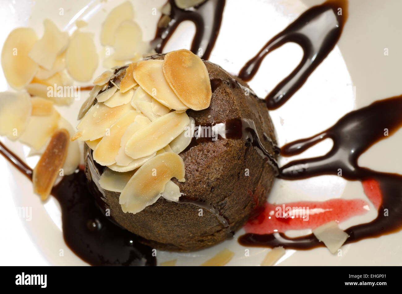 gâteau au chocolat Banque D'Images