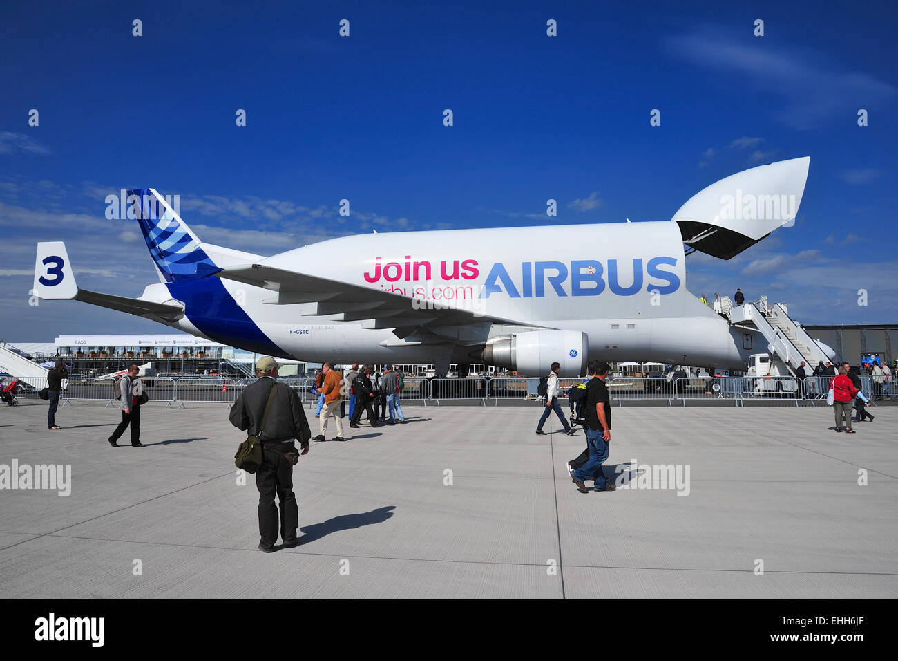 Airbus Beluga auf der ILA Berlin-Brandenburg Banque D'Images