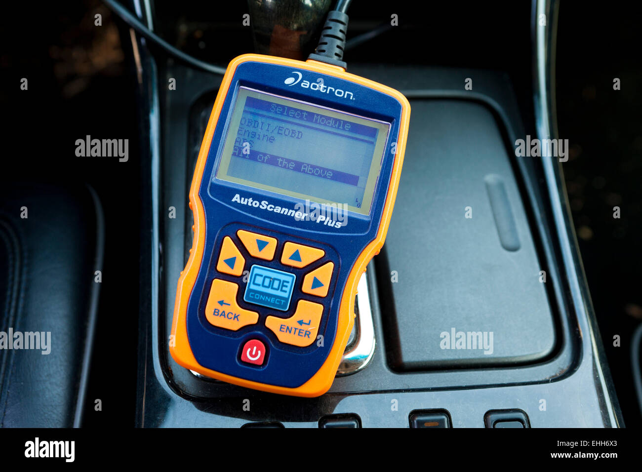 L'outil de diagnostic automobile OBD II - USA Banque D'Images