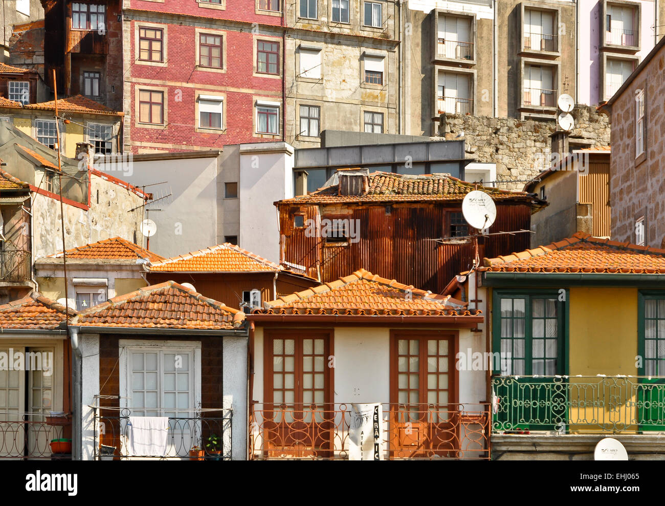 Paysage urbain de Porto Banque D'Images