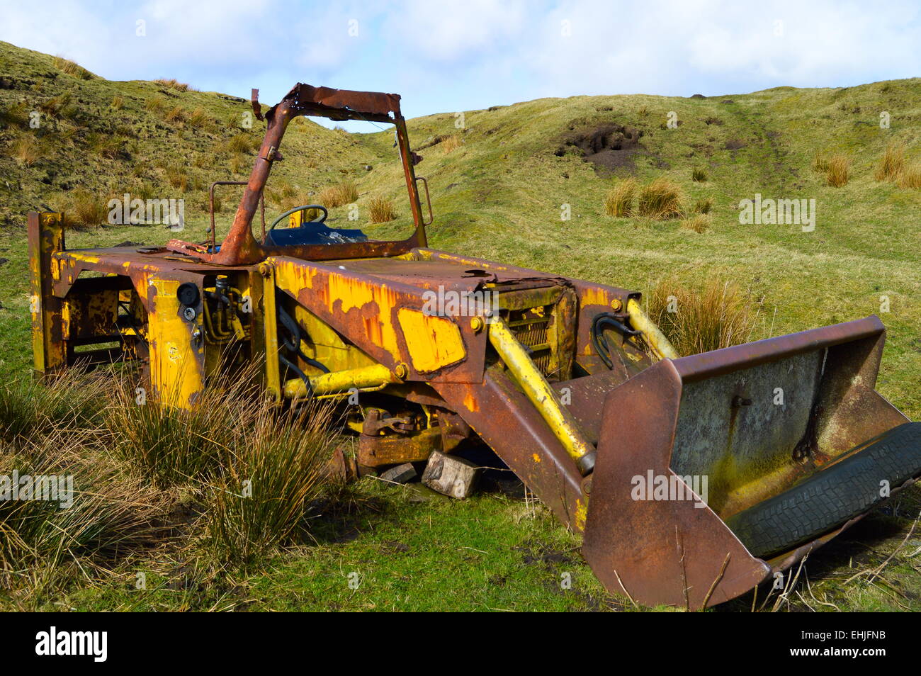 Jcb tractor digger Banque de photographies et d’images à haute