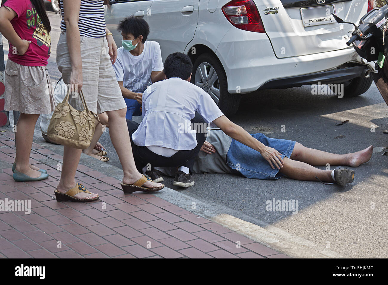 Accident Banque D'Images