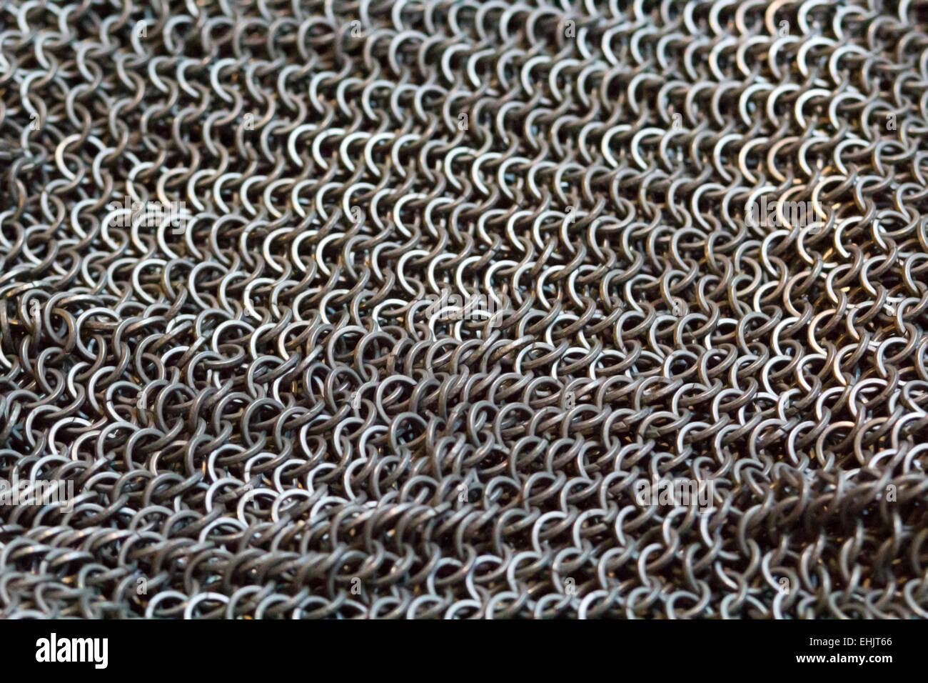 Chain mail Armor close up Liens Banque D'Images