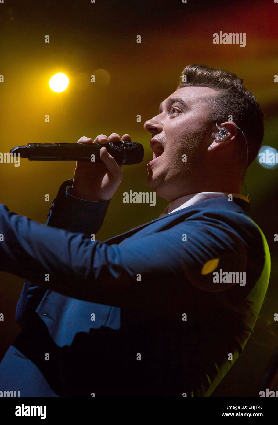 ITunes Festival 2014 au Roundhouse - Jour 9 - Performances Avec : Sam Smith Où : London, Royaume-Uni Quand : 09 mai 2014 Banque D'Images