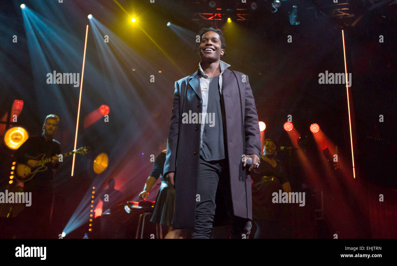 ITunes Festival 2014 au Roundhouse - Jour 9 - Performances Avec : ASAP Rocky Où : London, Royaume-Uni Quand : 09 mai 2014 Banque D'Images