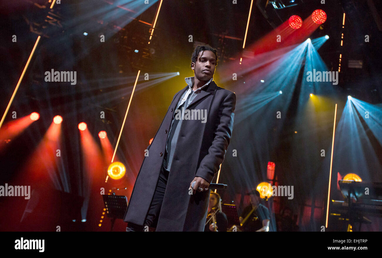 ITunes Festival 2014 au Roundhouse - Jour 9 - Performances Avec : ASAP Rocky Où : London, Royaume-Uni Quand : 09 mai 2014 Banque D'Images