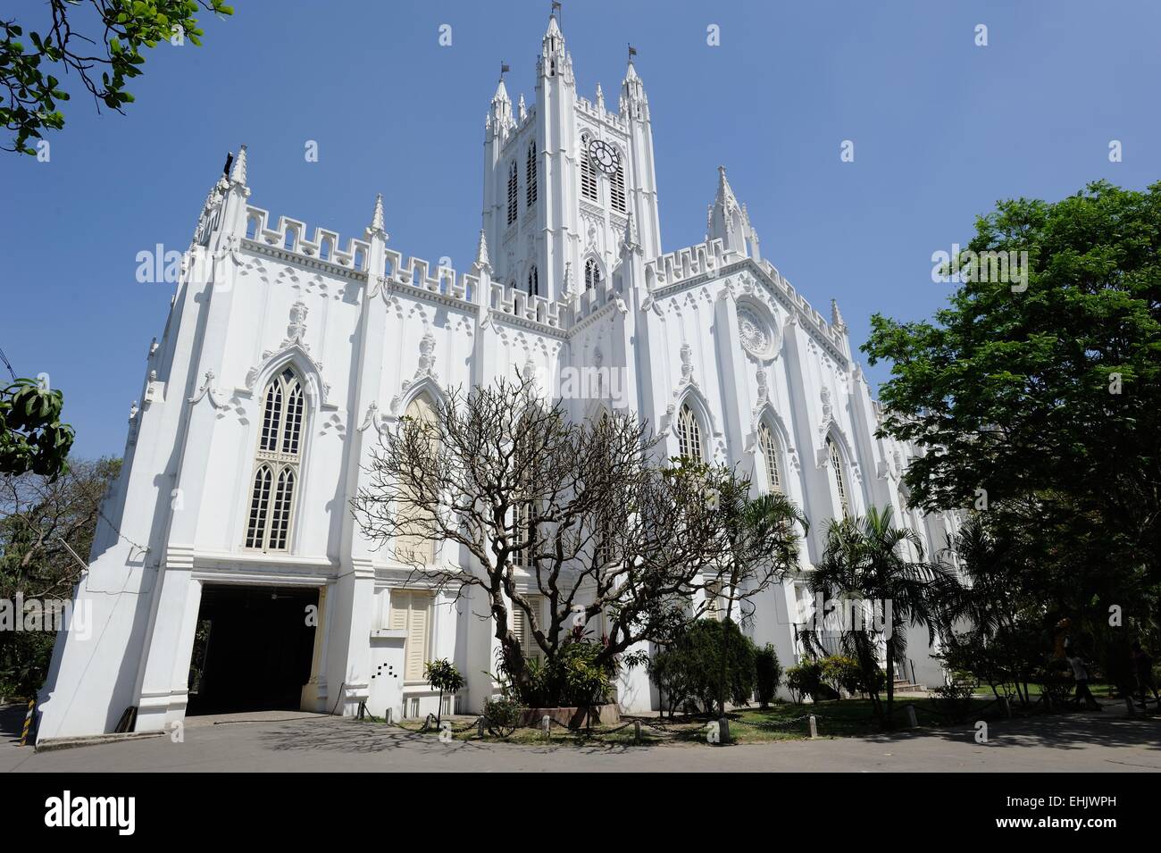 St Pauls Cathedral à Kolkata Banque D'Images