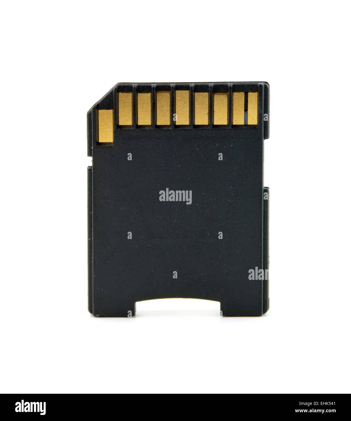 Carte SD, carte mémoire retour, isolé Banque D'Images