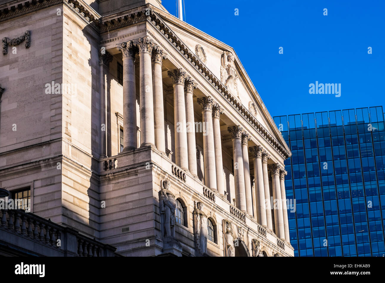 Banque d'Angleterre - City of London Banque D'Images