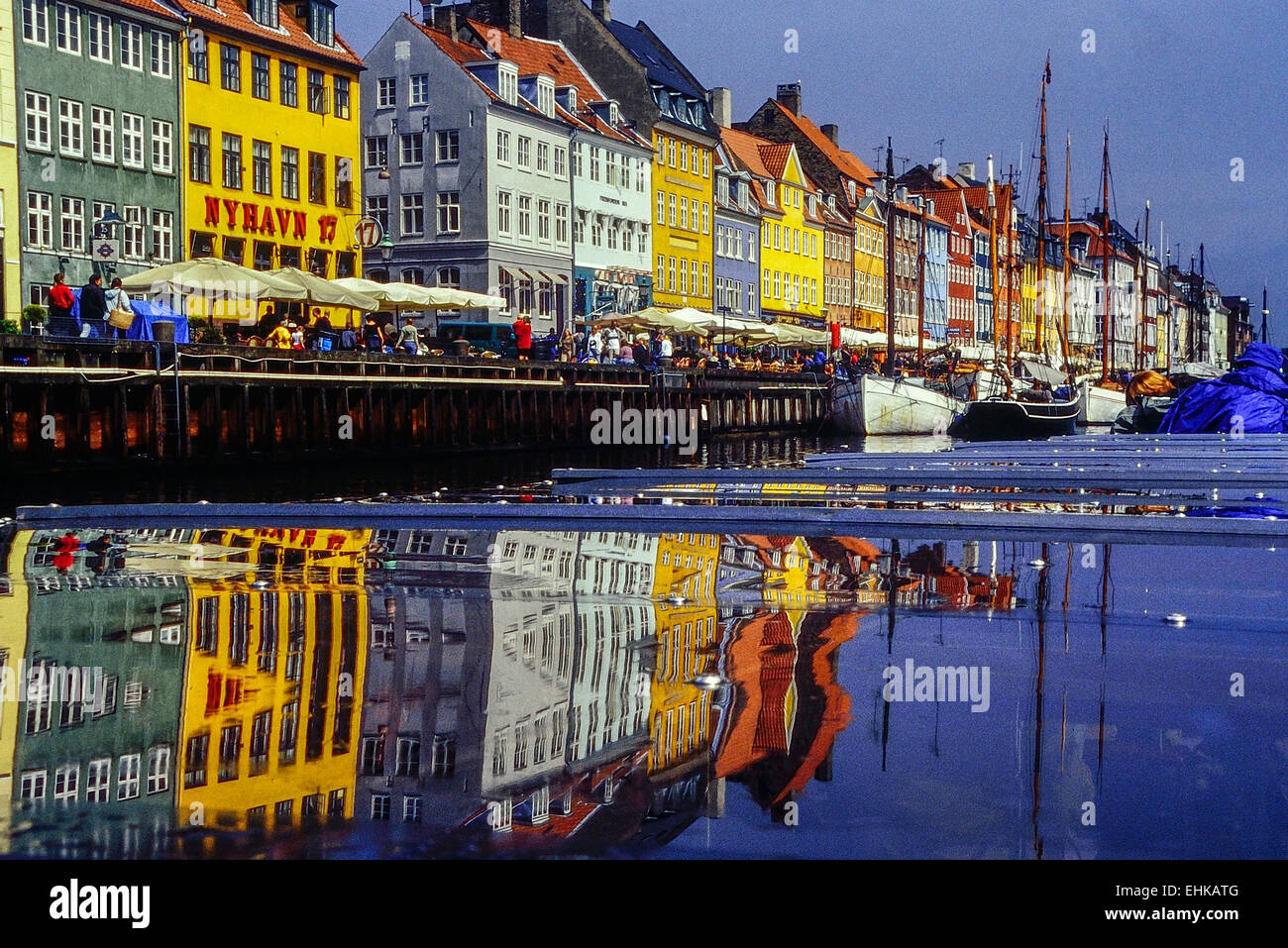 Nyhavn. Copenhague. Le Danemark. Banque D'Images