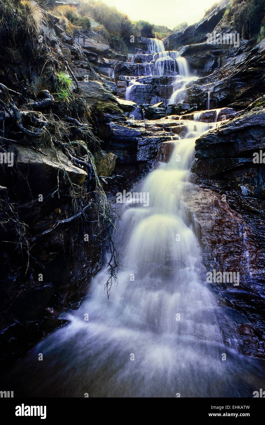 La chute près de Bronte Haworth West Yorkshire Angleterre UK Banque D'Images