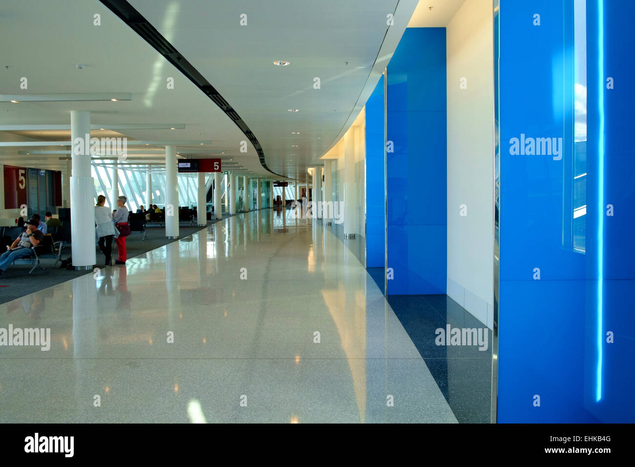 À l'aéroport de Canberra Banque D'Images