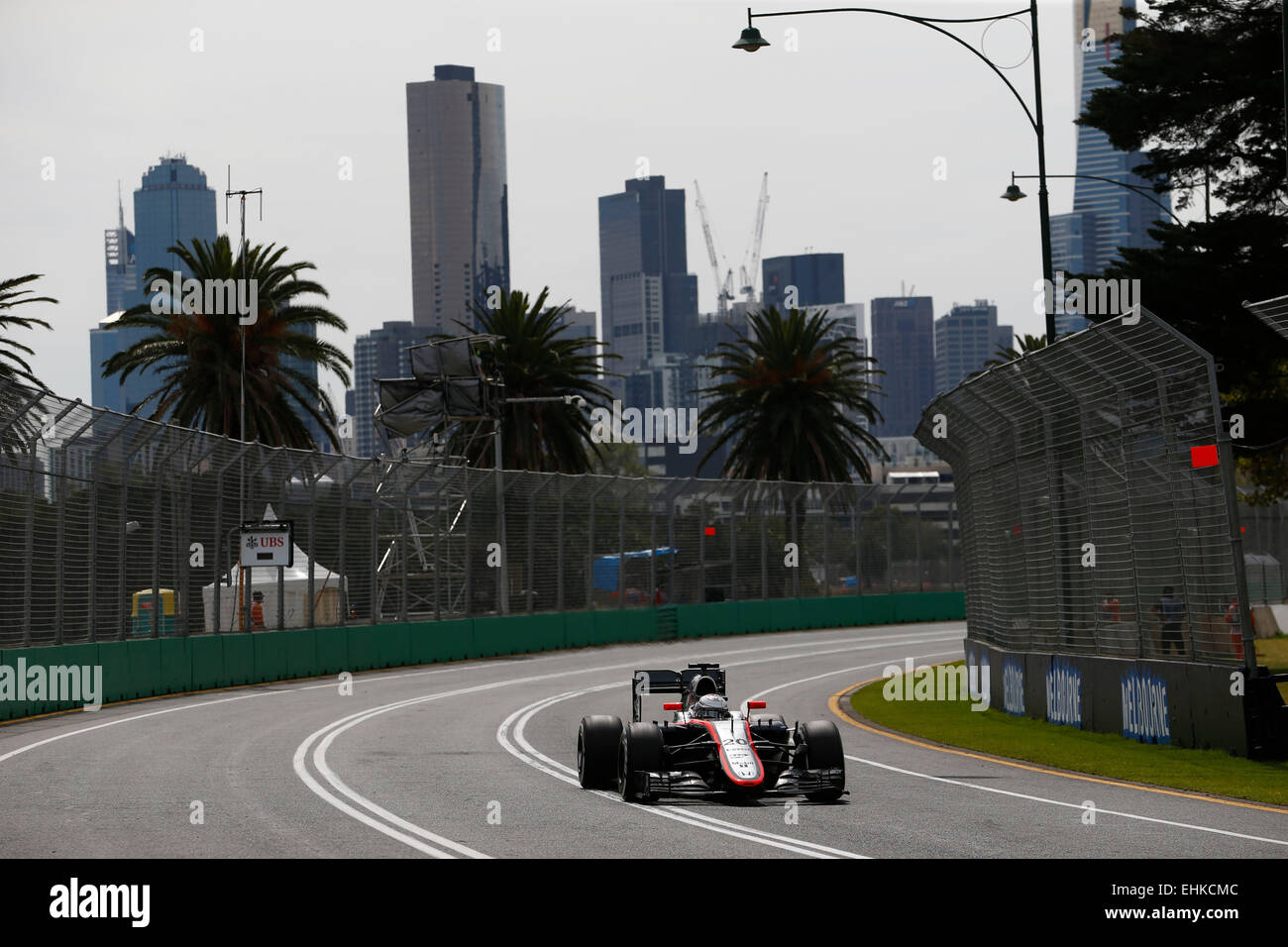 Sport Automobile : Championnat du Monde de Formule 1 de la FIA 2015, Grand Prix d'Australie, # 20 Kevin Magnussen (DEN, McLaren Honda), Banque D'Images