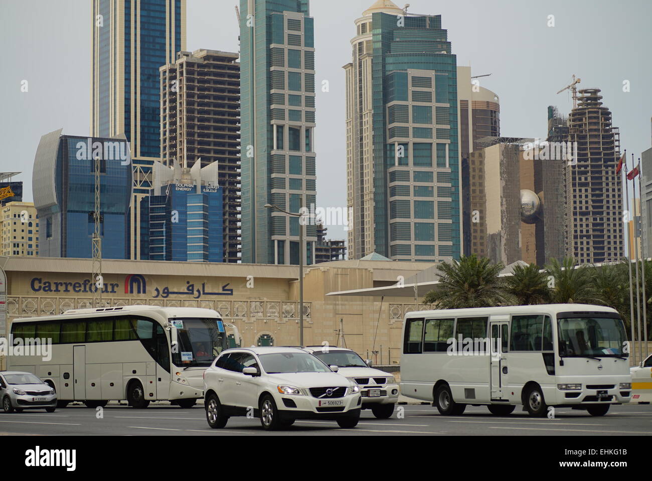 Avis de Dafna salon à Doha, Qatar Banque D'Images