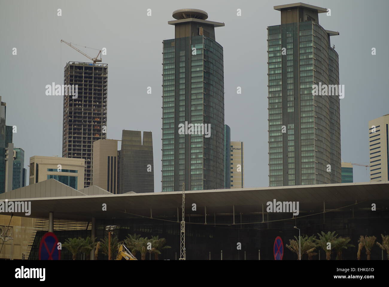 Avis de Dafna salon à Doha, Qatar Banque D'Images