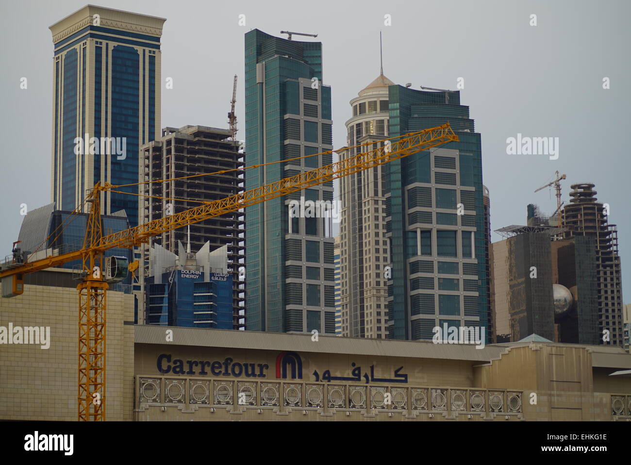 Avis de Dafna salon à Doha, Qatar Banque D'Images