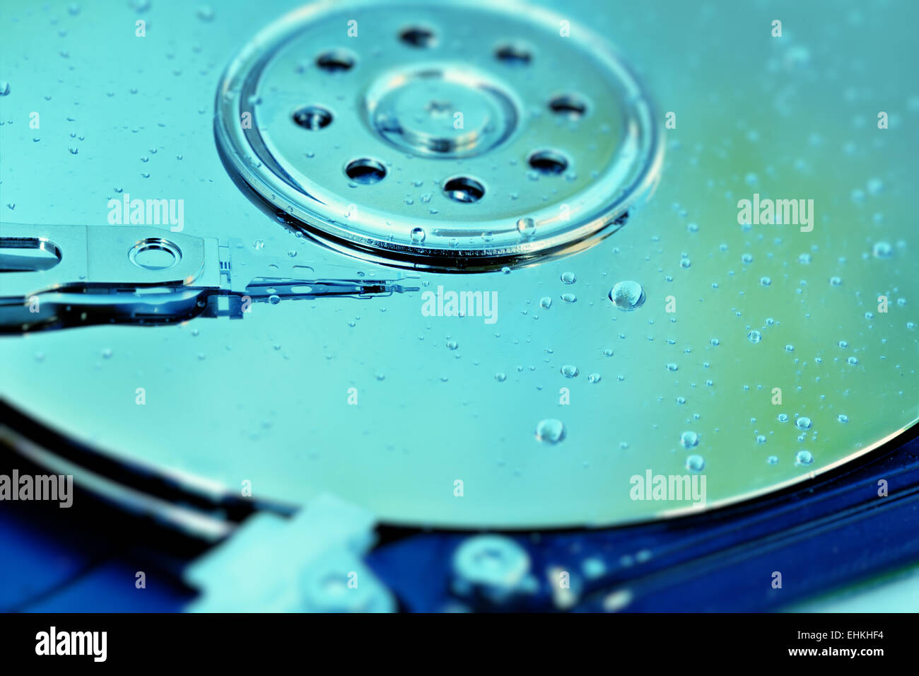 Disque dur endommagé par l'eau Photo Stock - Alamy