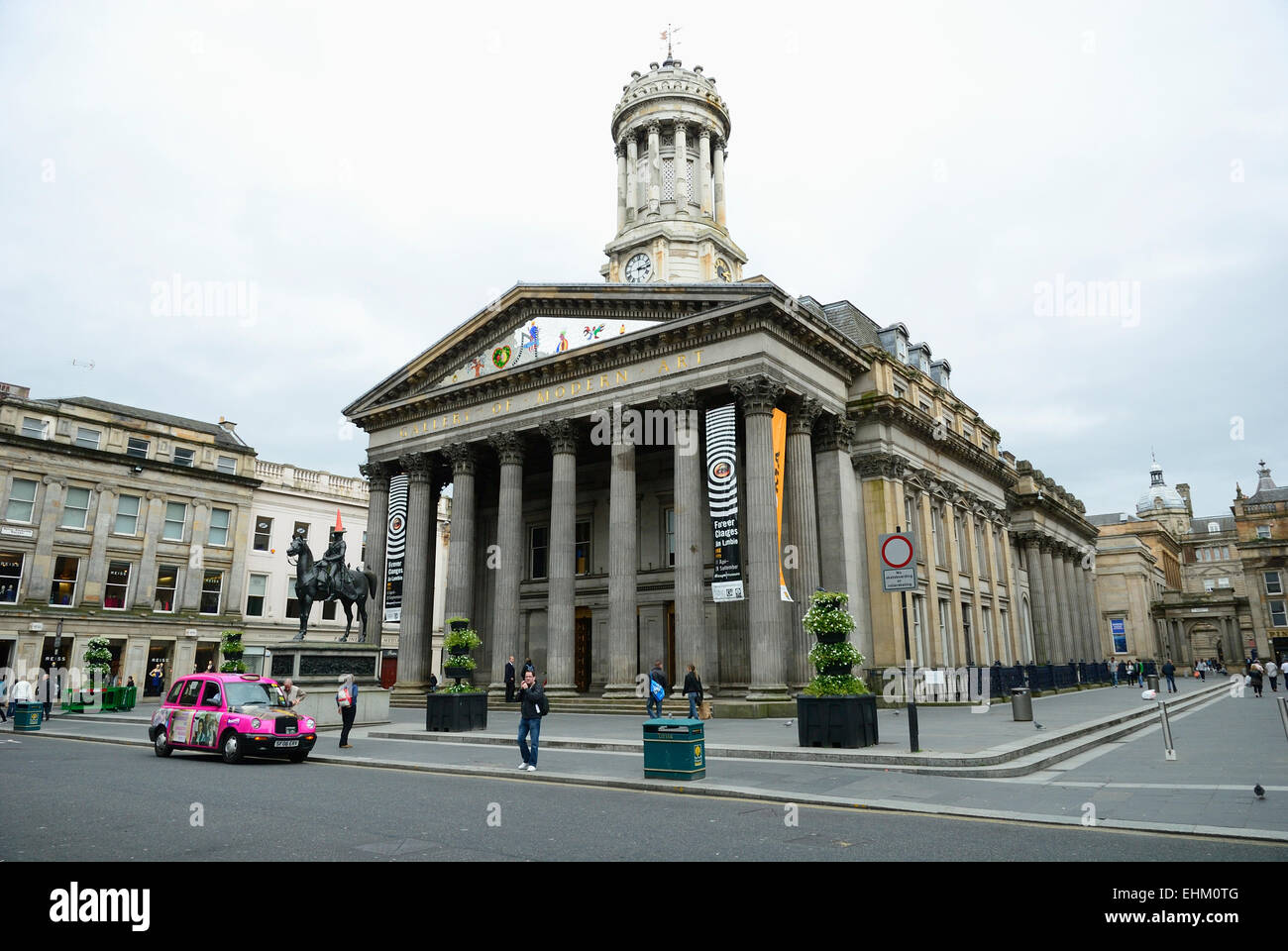 Statue équestre du Duc de Wellington, Glasgow Banque D'Images