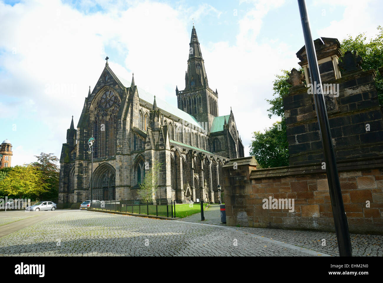 La cathédrale de Glasgow Banque D'Images