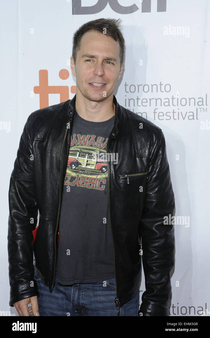 Toronto International Film Festival - "Laggies' - Premiere avec : Sam Rockwell Où : Toronto, Canada Quand : 11 mai 2014 Banque D'Images